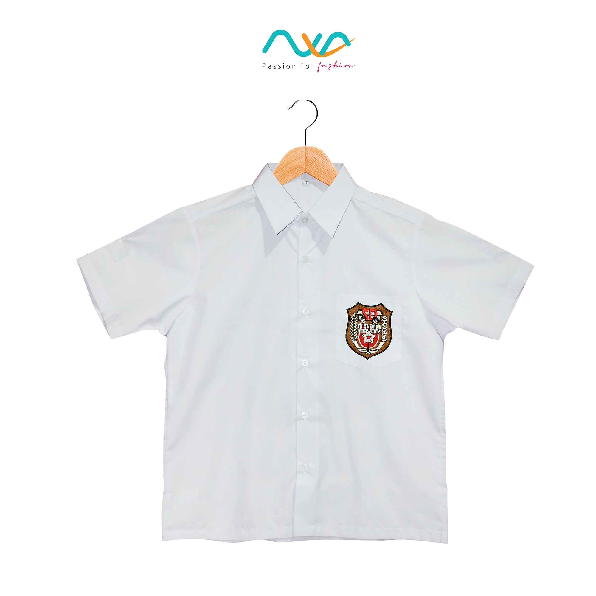 Baju Seragam Sekolah SD Kemeja Putih Lengan Pendek