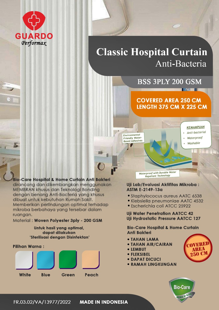 GORDEN/TIRAI RUMAH SAKIT 2,5 METER AREA CLASSIC + RELL (SET)