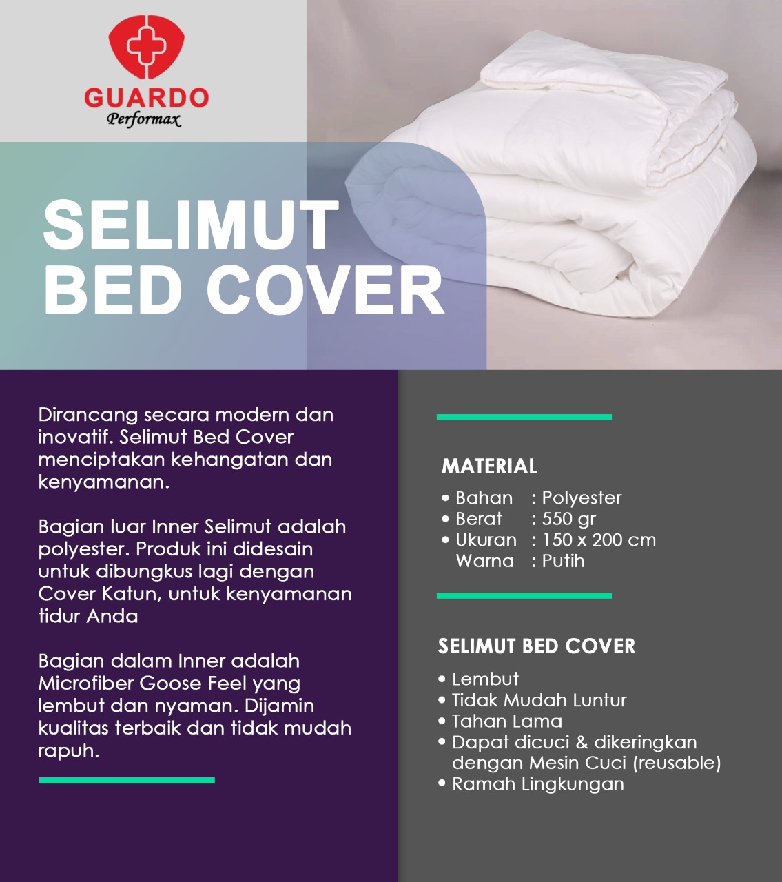 SELIMUT BED COVER RUMAH SAKIT