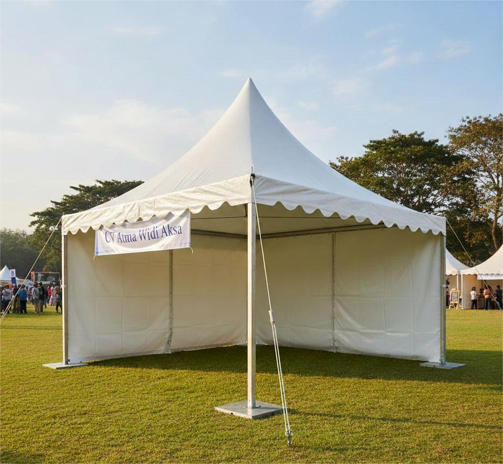 Tenda Sarnafil Kerucut 5 X 5 Meter