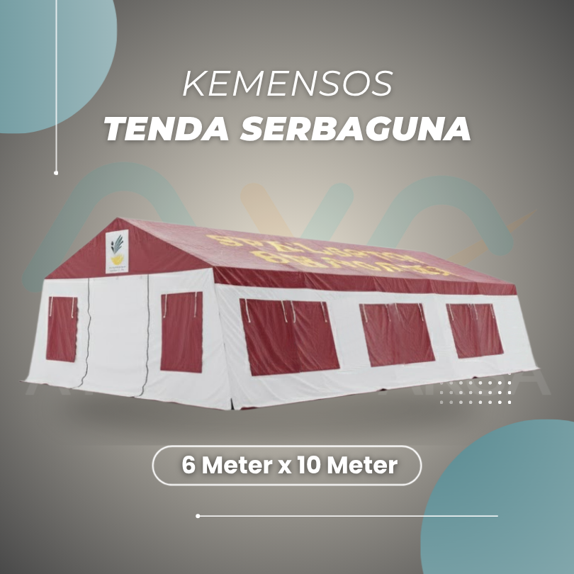 Tenda Serbaguna 6 x 10 meter
