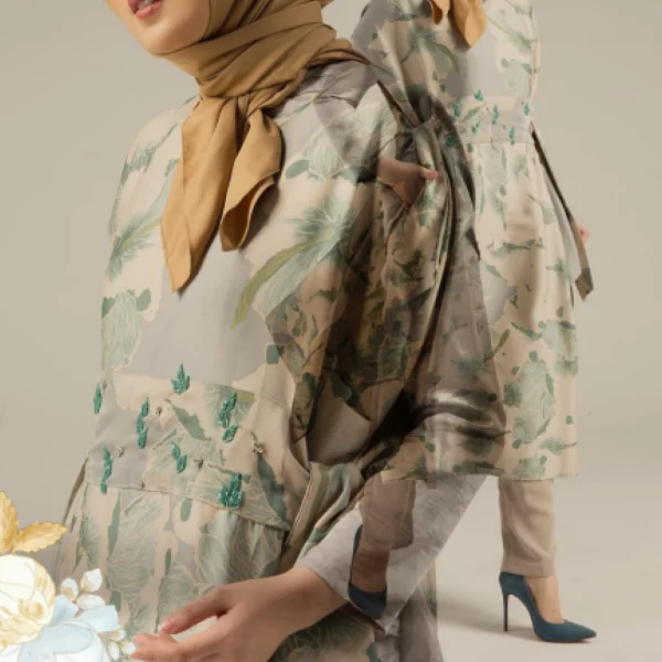 Jasa Pembuatan Dress Muslim Printing - Image 3
